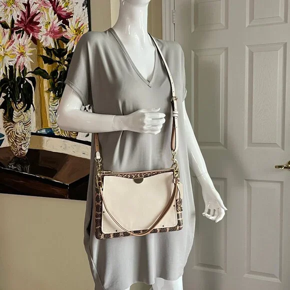 Coach RARE Snake Pattern With BRASS Hardware - Picture 12 of 16